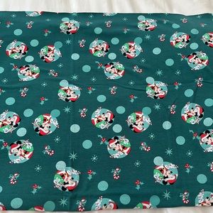 Mickey Mouse holiday knit fabric